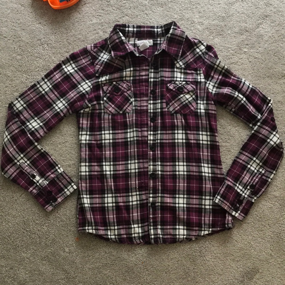 Button Down Plaid Shirt